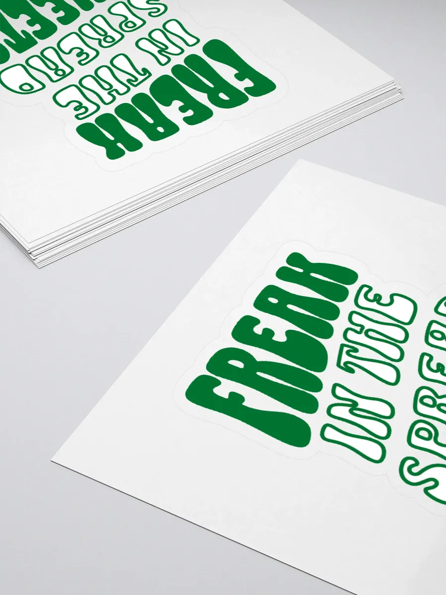 Freak in the Spreadsheets Kiss Cut Stickers product image (4)