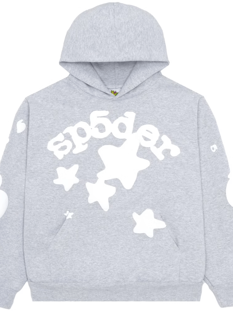 Sp5der Beluga Hoodie Heather Grey product image (1)