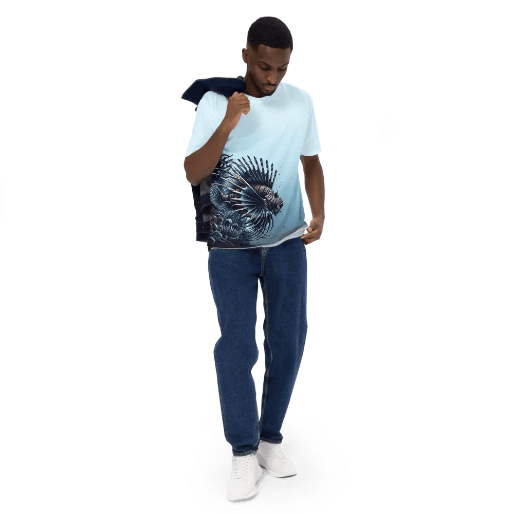 All over print Sealion fish T-shirt product image (7)