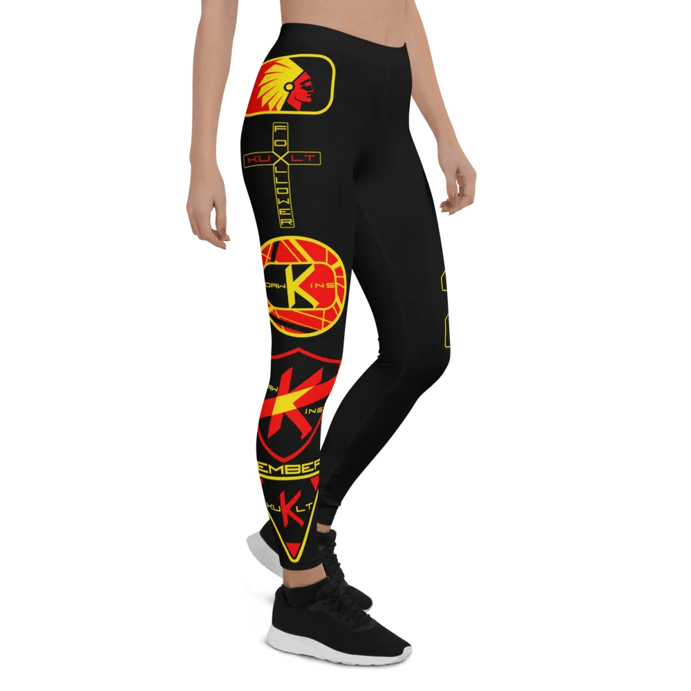 Dawkins Yellow Red Leggings product image (11)