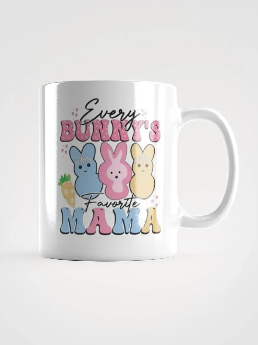 White Glossy Mug Bunny"s product image (1)