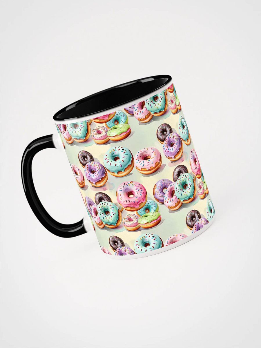 Coffee Mug with Color Inside - Pastel Sprinkle Donuts product image (2)
