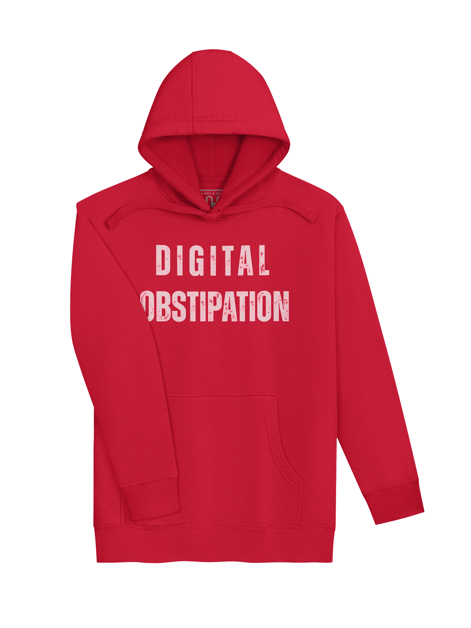 DIGITAL OBSTIPATION Hoodie – Exclusive M‑Art & Design Statement Wear product image (3)