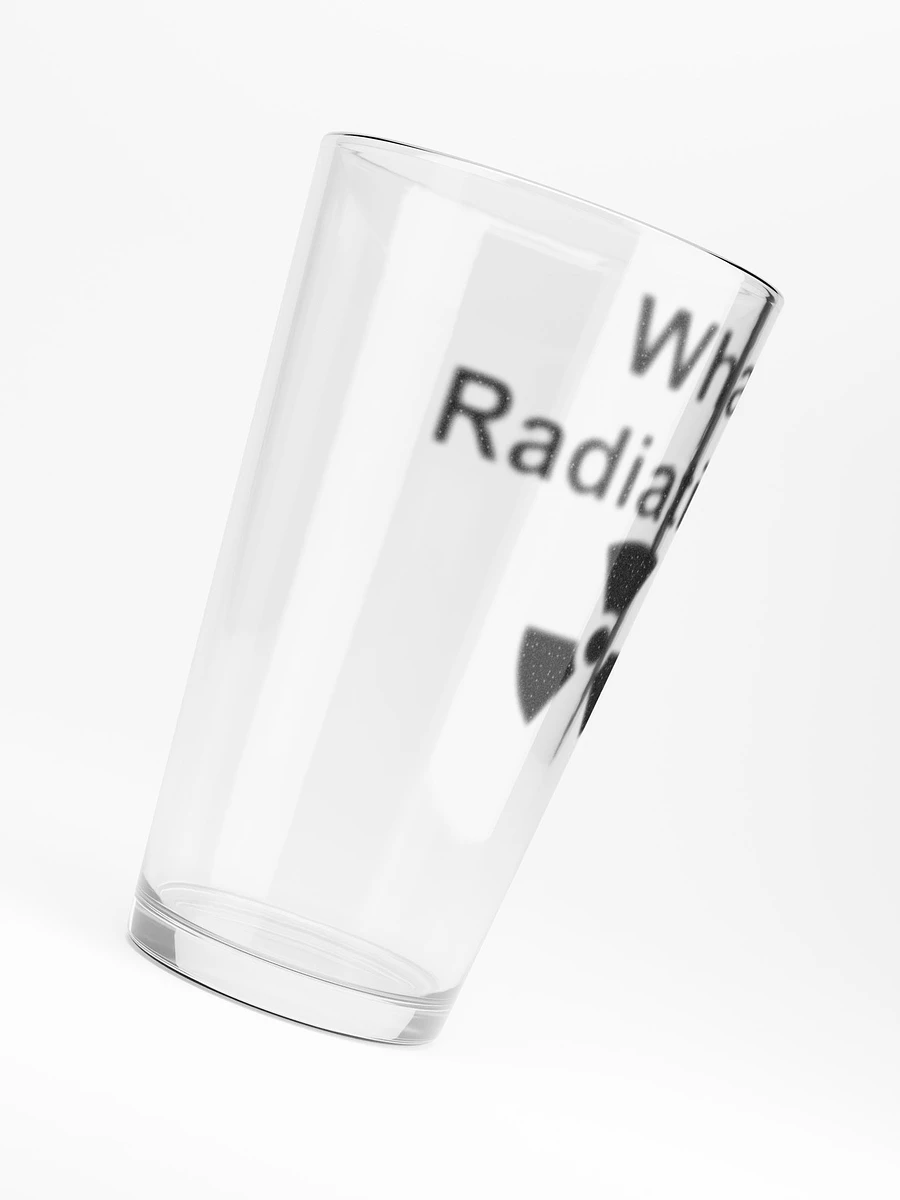 What Radiation? pint glass product image (6)