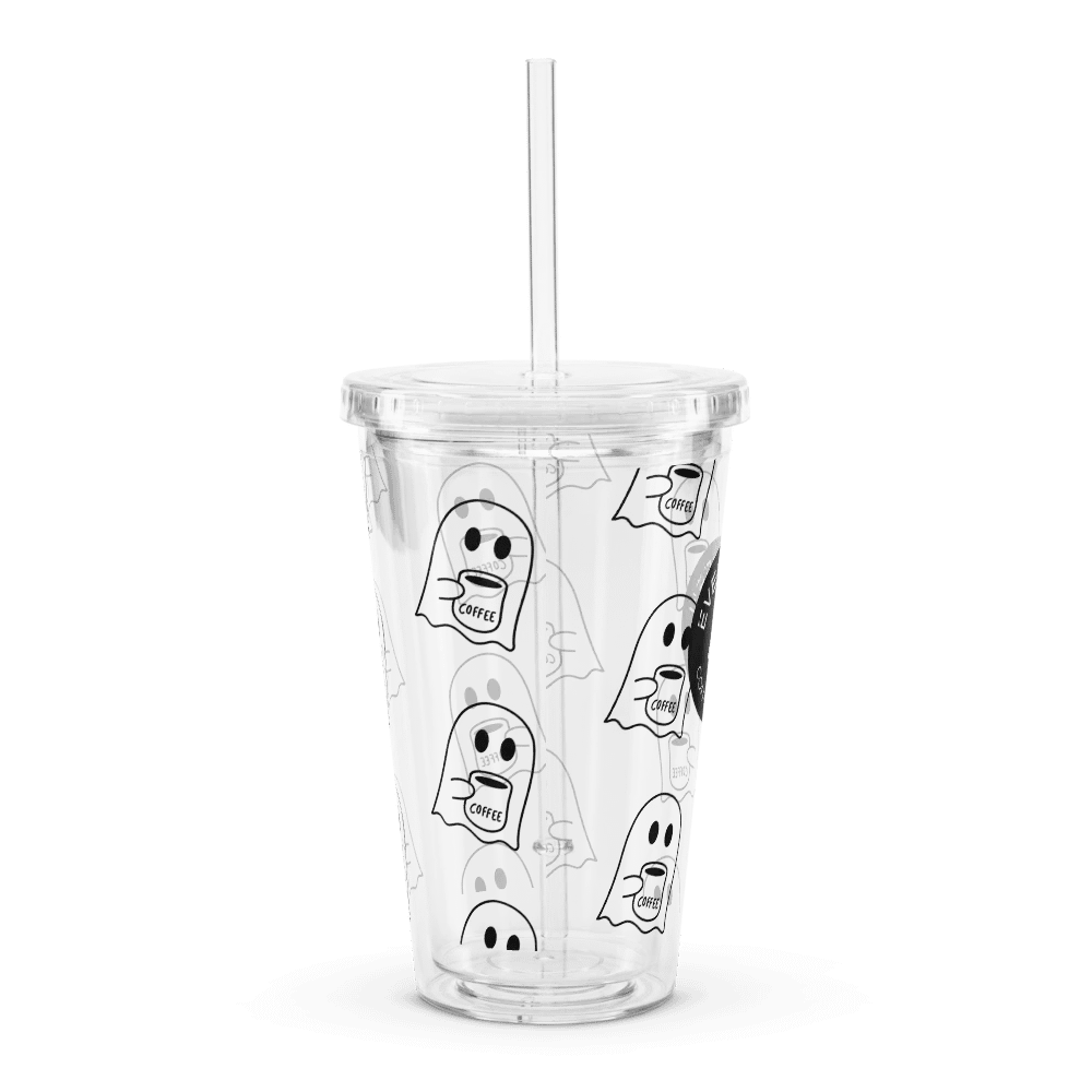 Spooky Spice | Clear Evergreen Tumbler (Black) product image (1)