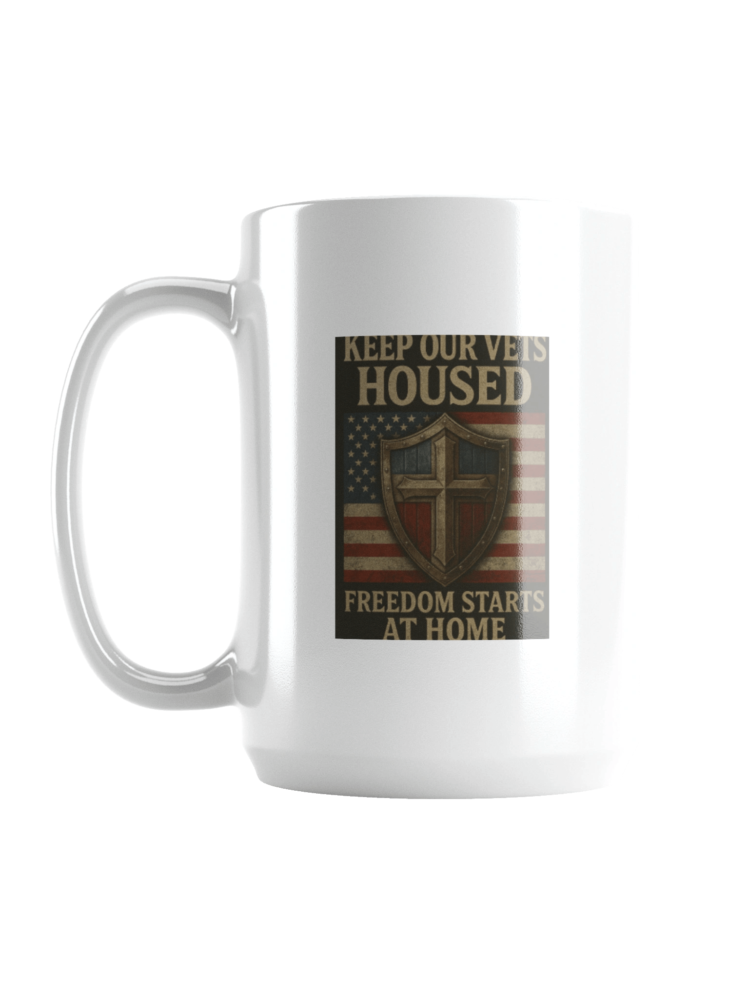 Freedom Flag Shield Mug product image (1)
