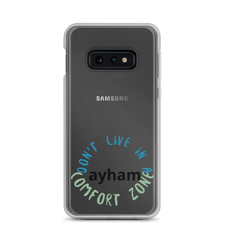 Motivational Circle Clear Samsung® Case product image (1)