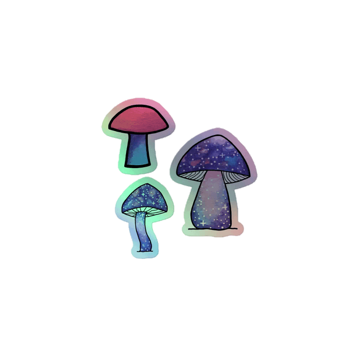 Holographic Mini Space Mushies product image (1)