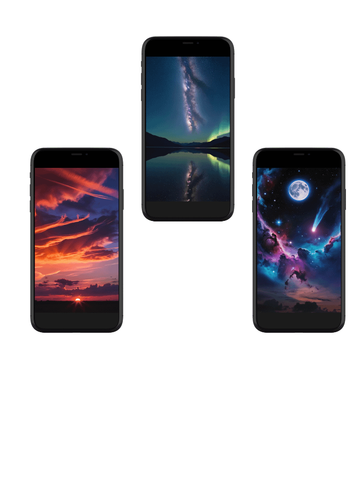 Sky & Stars: Cosmic Phone Wallpaper product image (1)