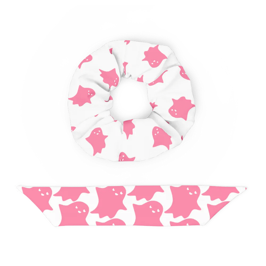 Pink Ghosts All-Over Print Scrunchie product image (10)