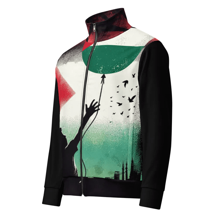EcoSoft Unisex Track Jacket | Ai Design Free palestina product image (1)