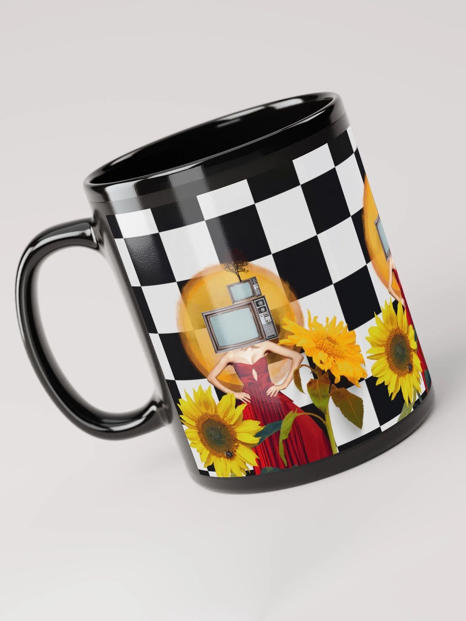 Surreal TV Garden Mug, printed on all sides product image (5)
