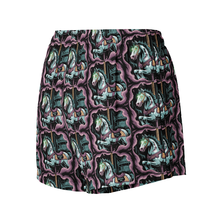 Midnight Veil Designs - Gothic "Haunted Carousel" All-Over Print Women's Pyjama Shorts product image (3)