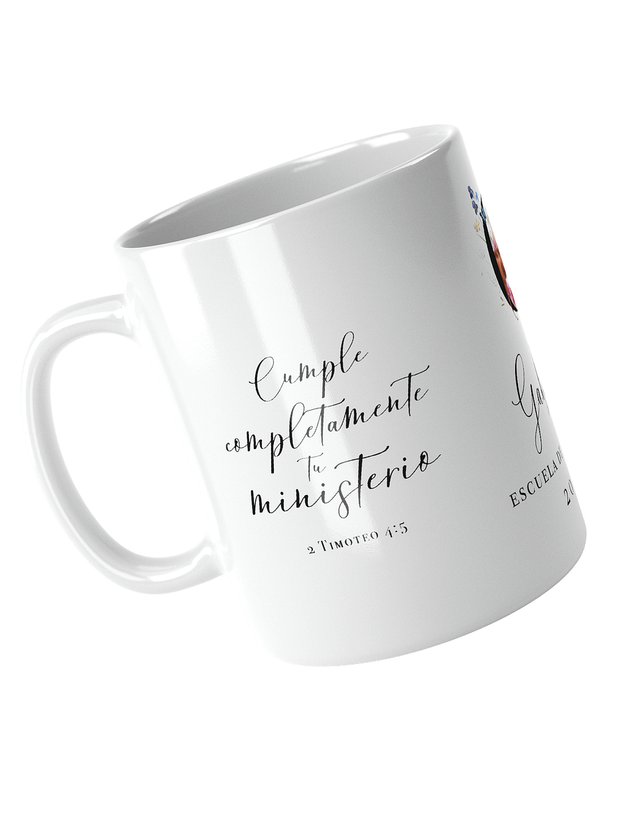 Taza Escuela de Precursor 2025 – Edición Floral “Gabriel” con Caballo product image (4)