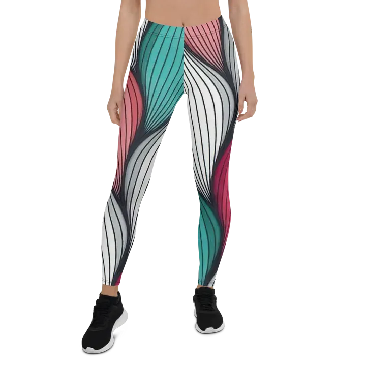 Flowing Braids All-Over Leggings product image (1)