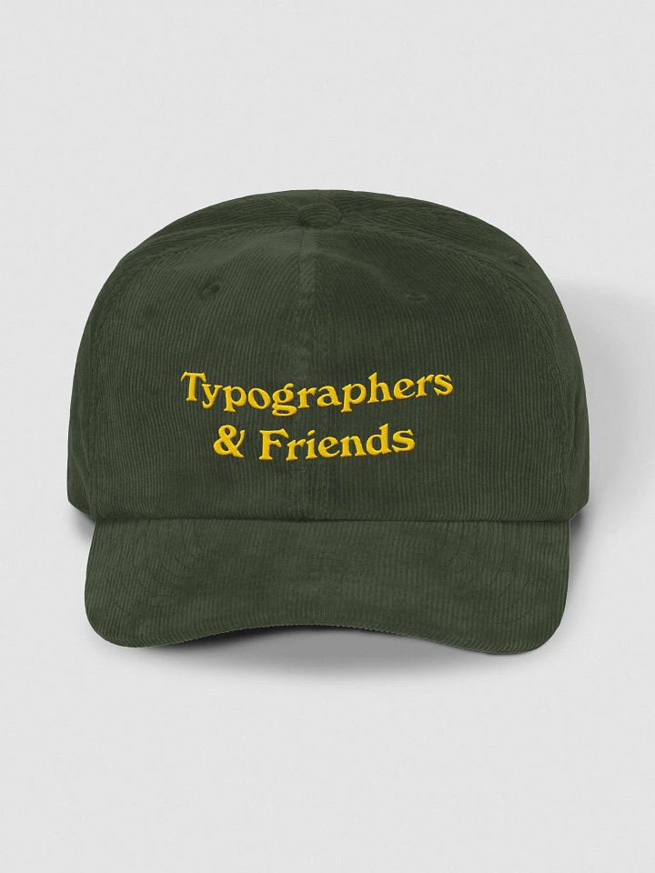Typographers & Friends (Corduroy Dad Hat) product image (1)