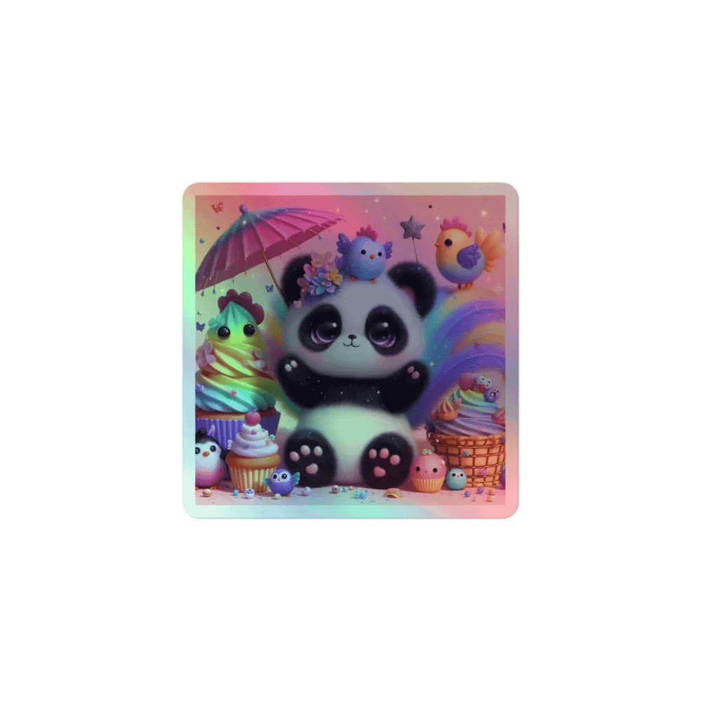 Cute Panda Sticker product image (1)