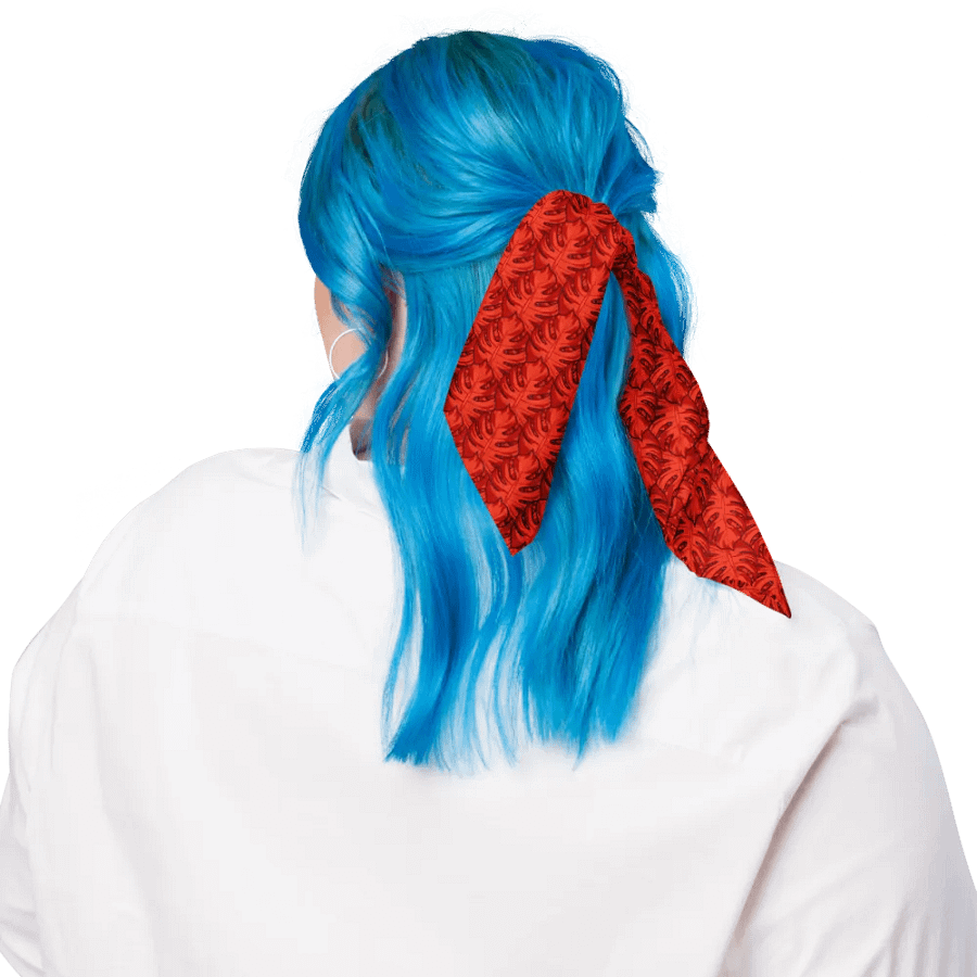 Red Monstera Bandana product image (2)
