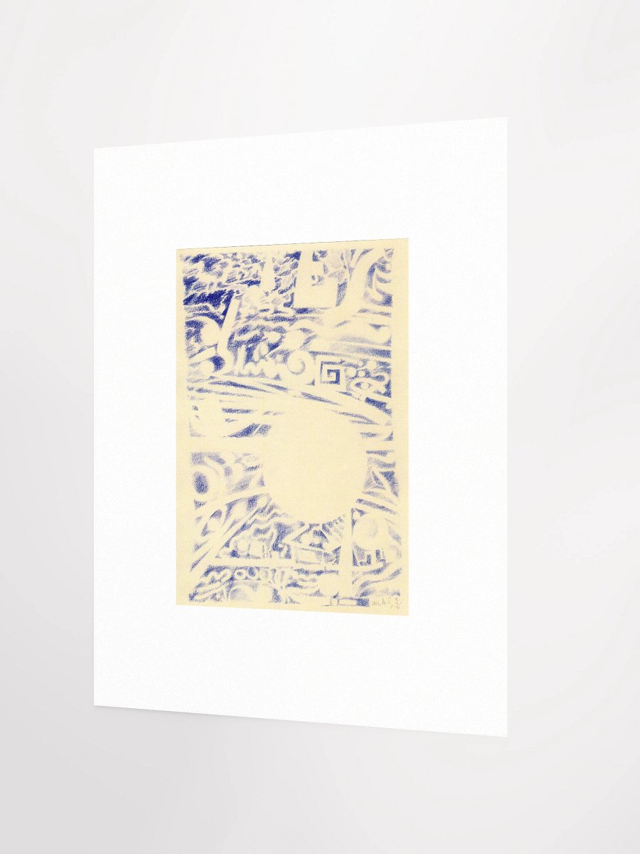 Blue Abstract 11.02.90 Print product image (2)