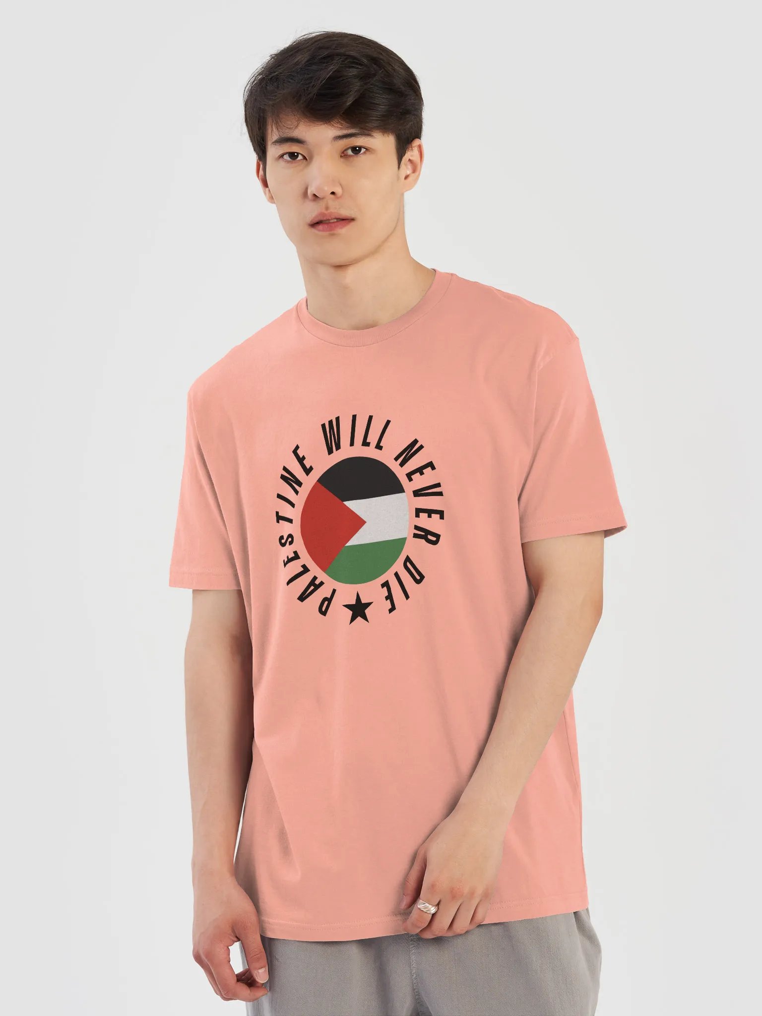 Palestine Flag Circle Tee | Palestine will never die product image (20)