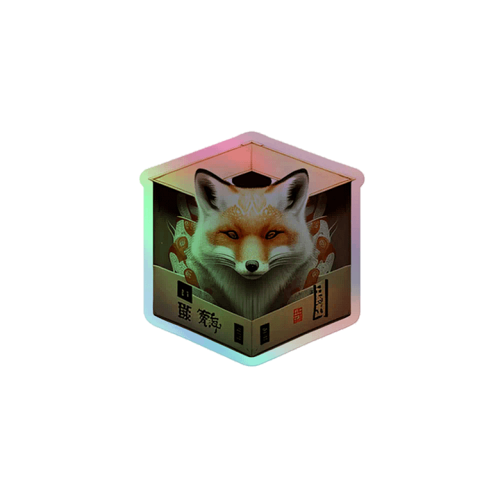 Holographic Sticker Fox Logo product image (1)