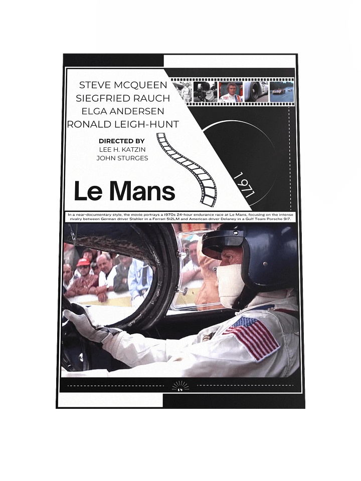 Le Mans with Steve McQueen 1971 | Movie Poster | 12x18 Wall Art product image (1)