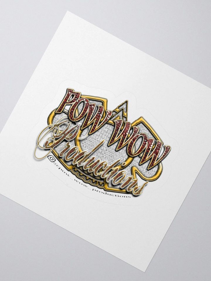 Pow Wow Logo Sticker product image (2)