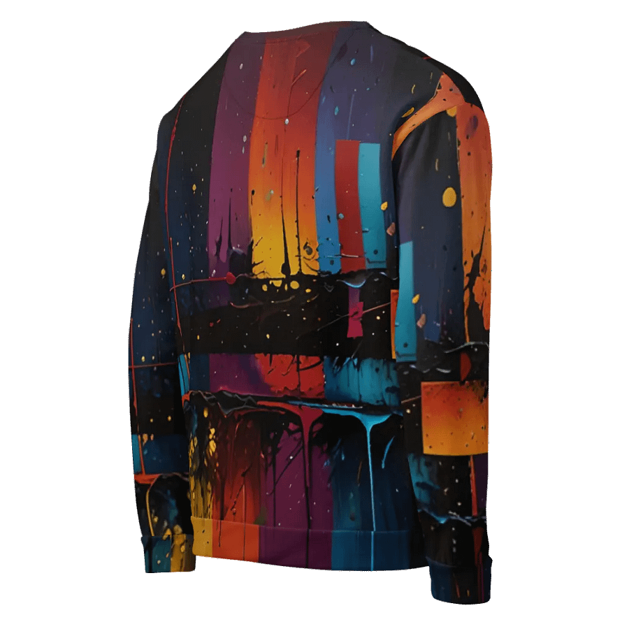 Acrylics All-Over Print Recycled Unisex Sweatshirt product image (9)