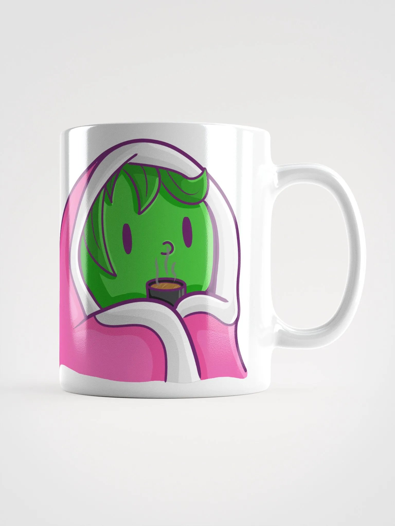 Pink Rose Cuddler Mug | Art by Duck product image (1)