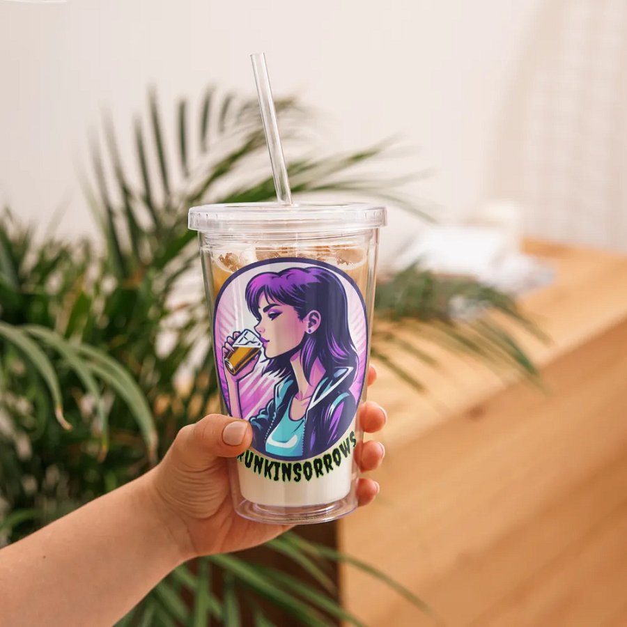 Double Wall Clear Plastic Tumbler (16 oz) product image (11)