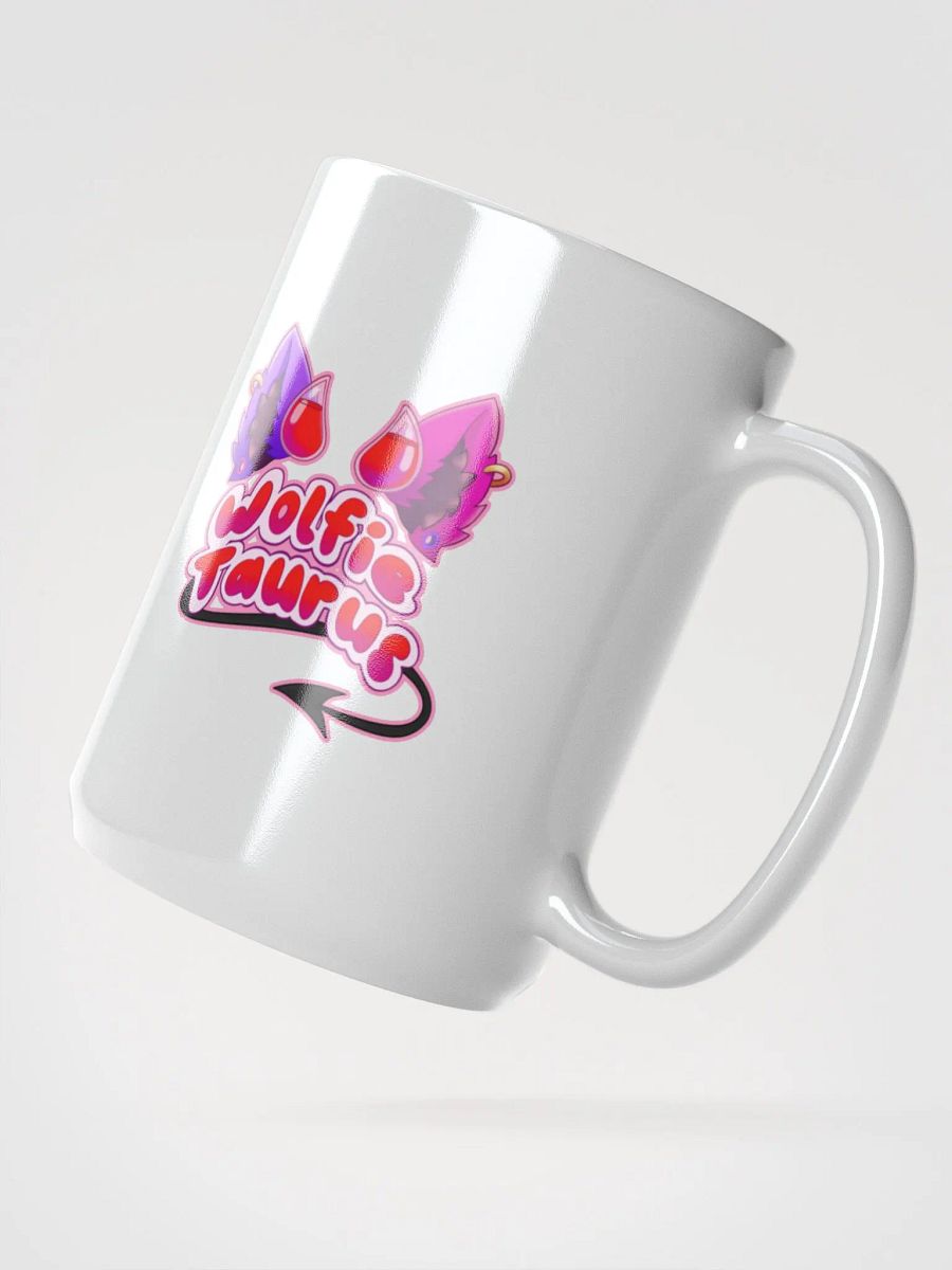 Wolfie taurus logo on white mug product image (2)