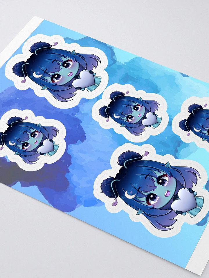 Heart Starry Chibi Sticker Sheet product image (2)
