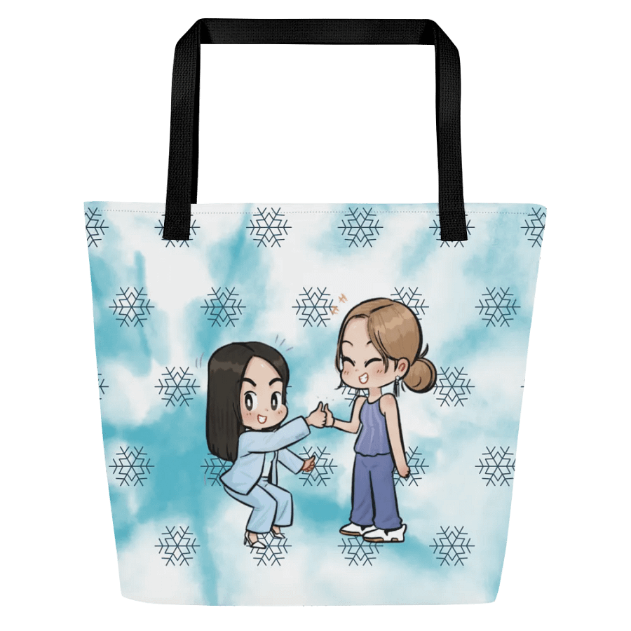 LingOrm Cartoon Design Christmas Large Tote Bag w/ Pocket product image (1)