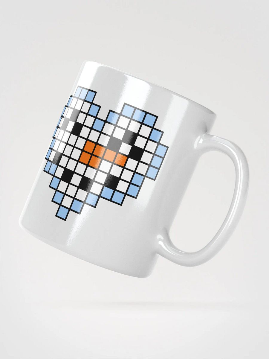 Snowman Heart White Glossy Mug product image (3)