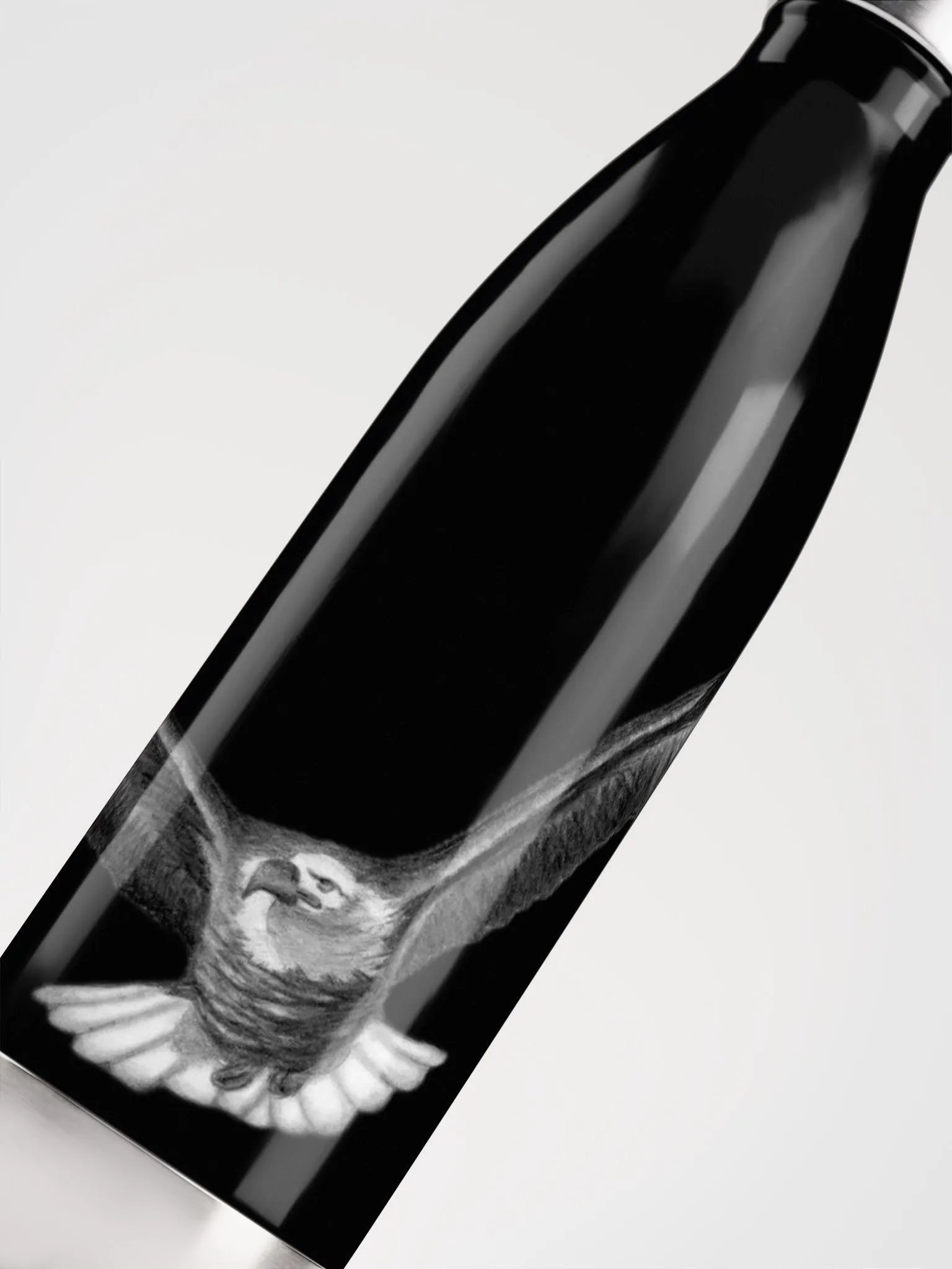 Eagle Drawing Water Bottle product image (9)
