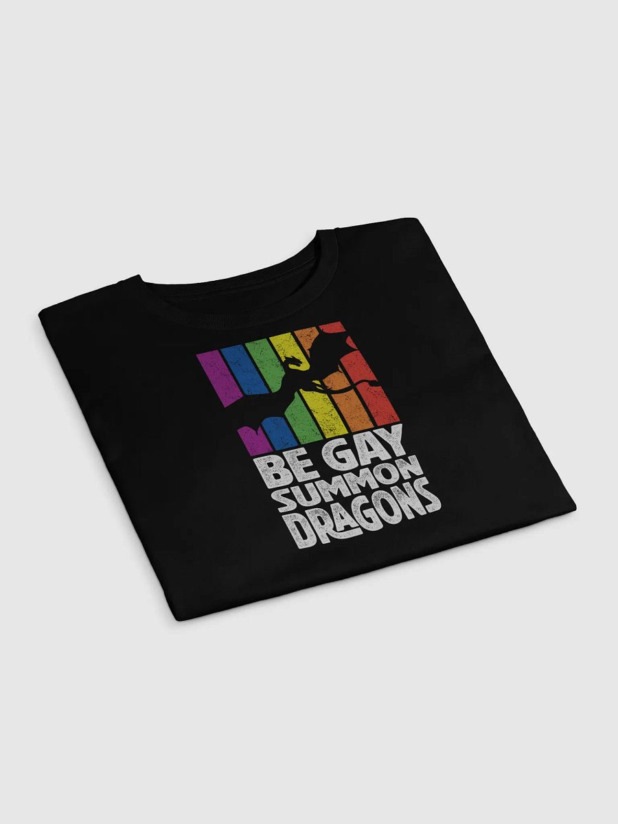 Be Gay. Summon Dragons Pride Women's Premium Crop Top product image (3)