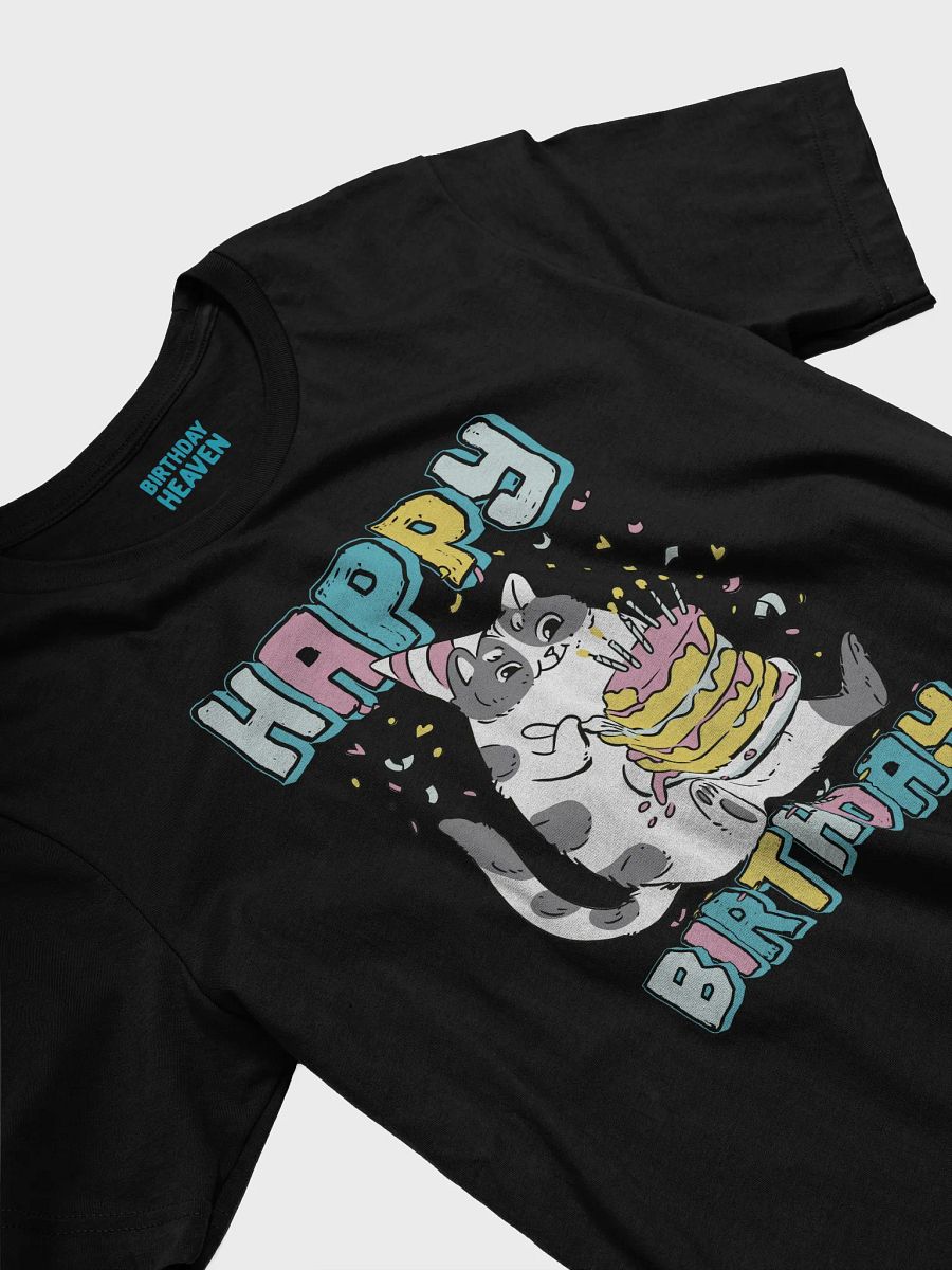 Happy Birthday (Cat With Cake) T-Shirt product image (14)