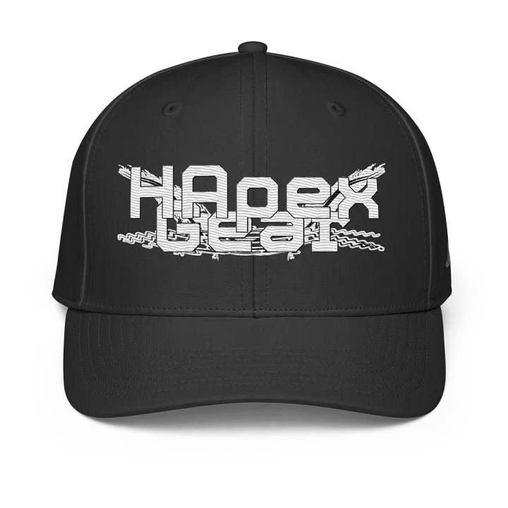 Performance Cap - Embroidered - White HApex Gear Black Logo product image (1)
