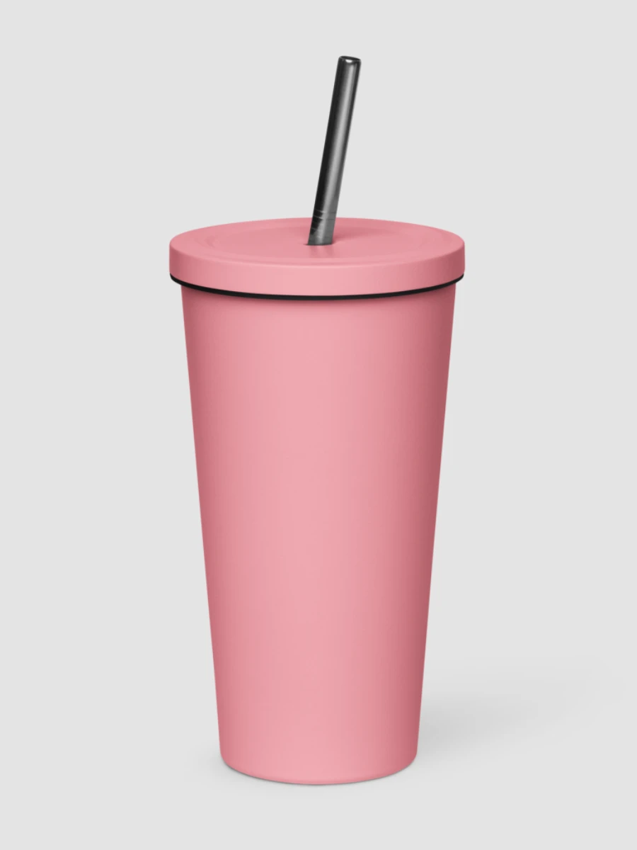 Insulated Tumbler with Straw - Pink product image (2)