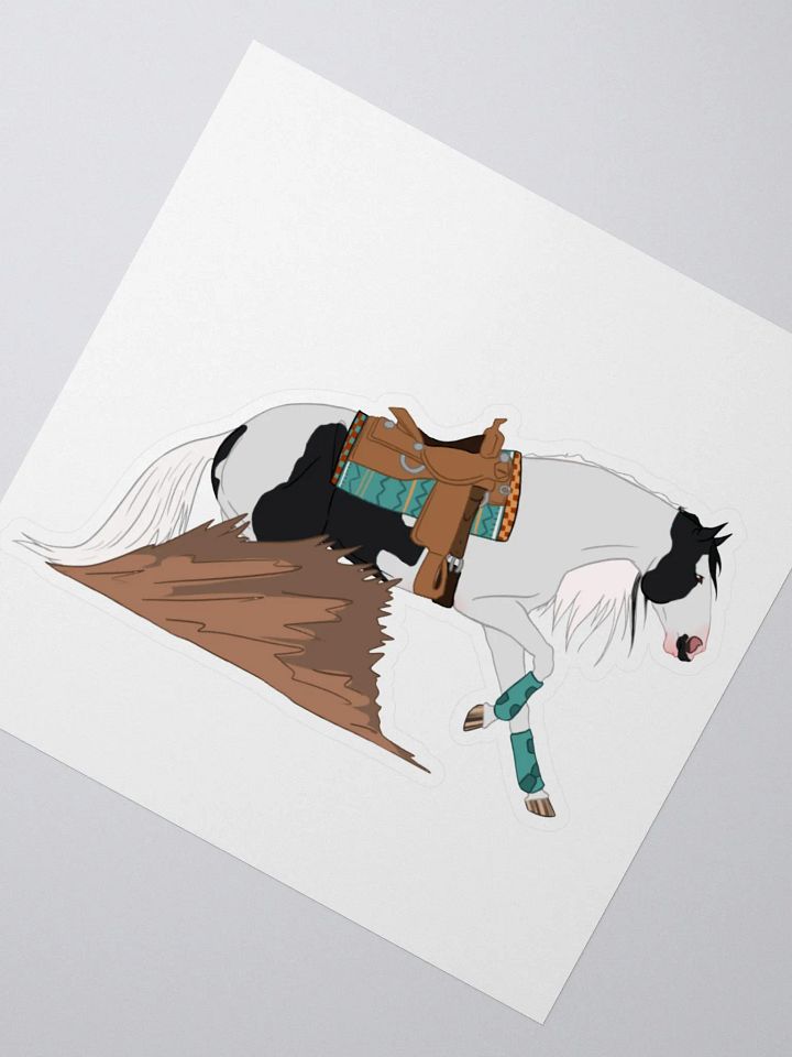 Reining Horse Sticker product image (2)