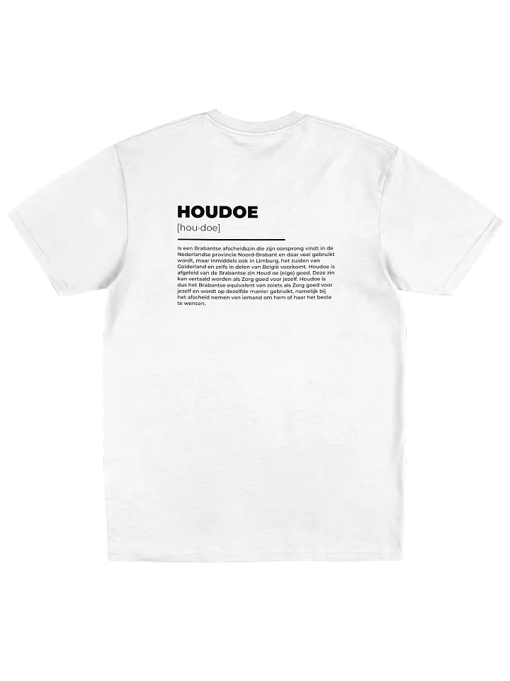 Houdoe white t-shirt product image (1)