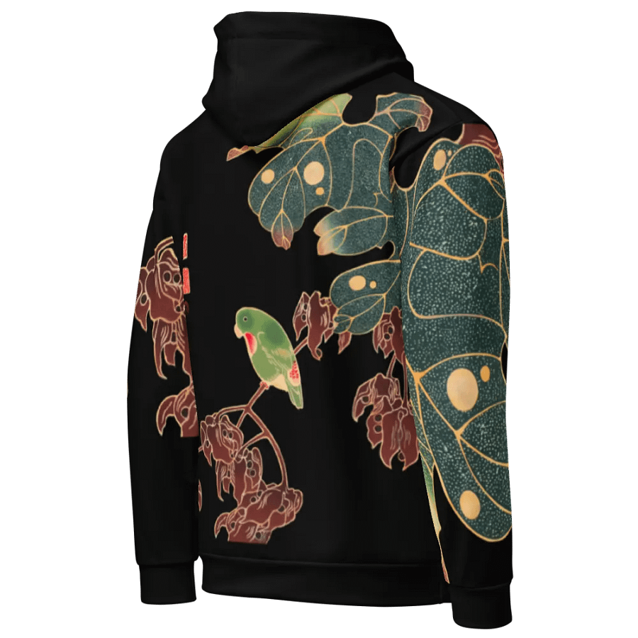 Birds All-Over Print Recycled Unisex Hoodie product image (9)