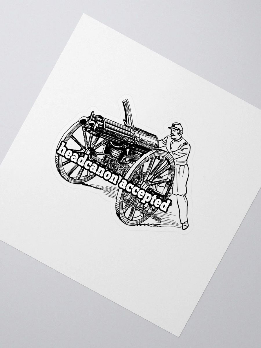 Headcanon Accepted (Sticker) product image (2)