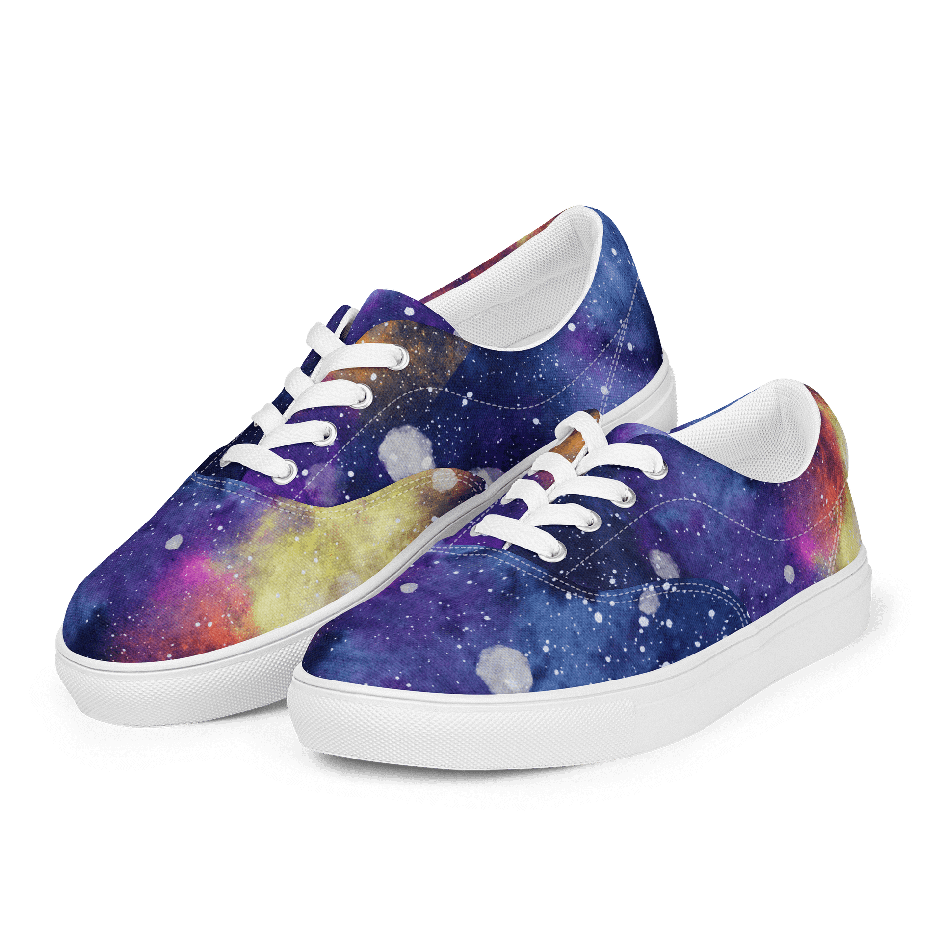 Watercolor Galaxy Mens Lace Up Shoes product image (3)