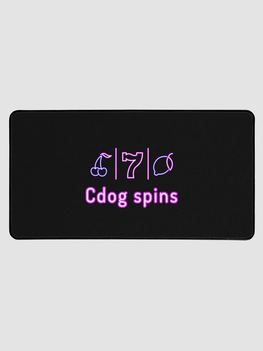 Cdog Spins Desk Mat product image (1)
