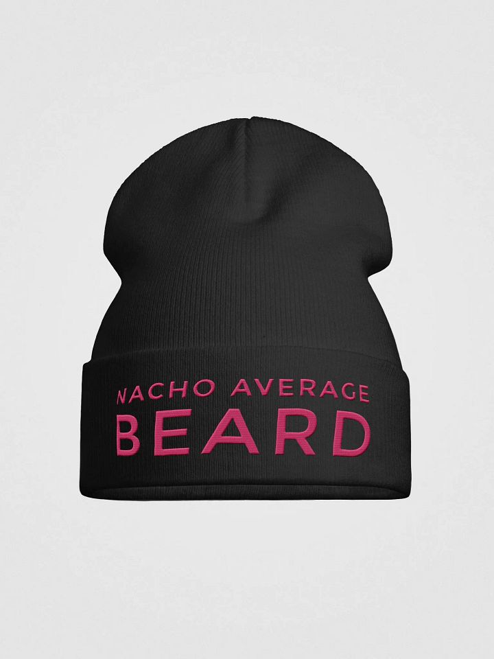 Nacho Average Beard Cotton Blend Beanie product image (1)