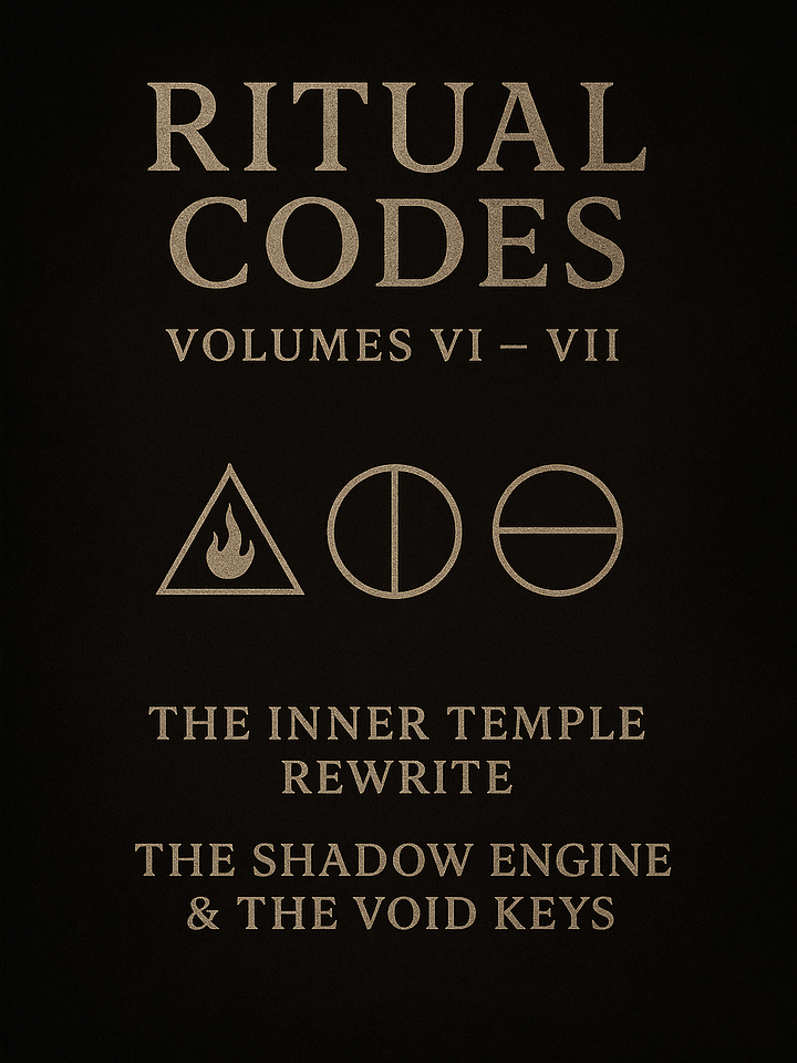 The Inner Temple Rewrite & The Shadow Engine / Void Keys (Vault Exclusive Codes 051–070) product image (1)