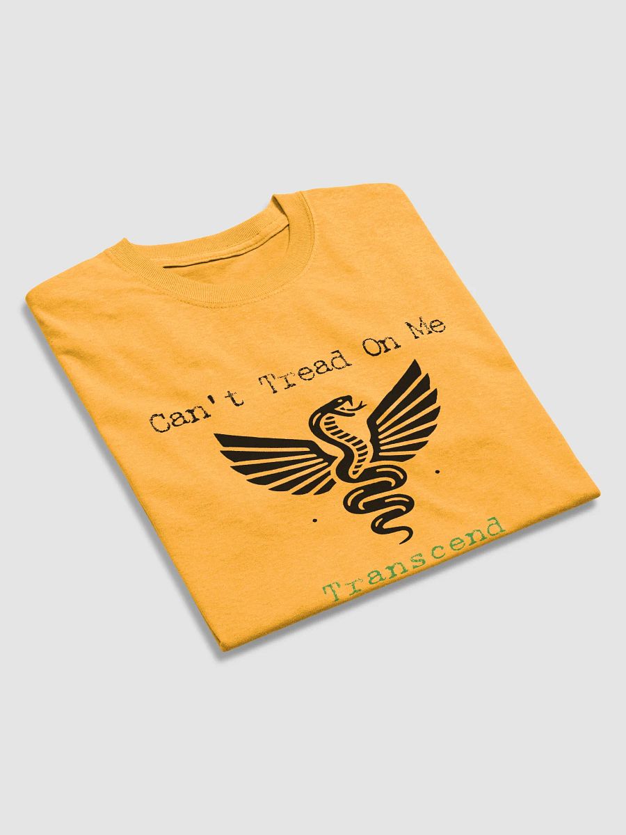 Can't Tread On Me Transcend (Black on Gold) Tee product image (9)
