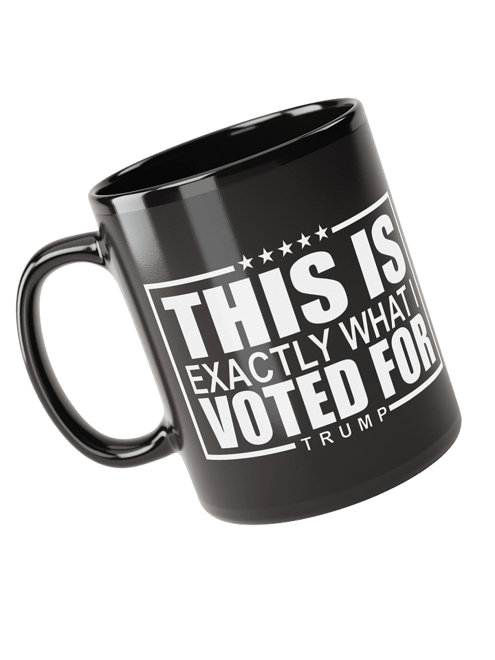 This Is What I Voted For Mug (Black) product image (1)