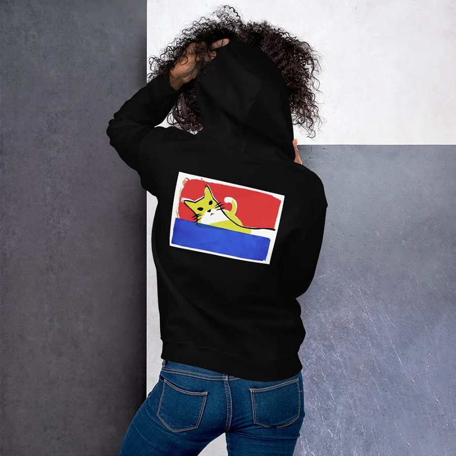 Hamlet Screen Print Embroidered Hoodie w/ Print on back (Traditional) product image (6)